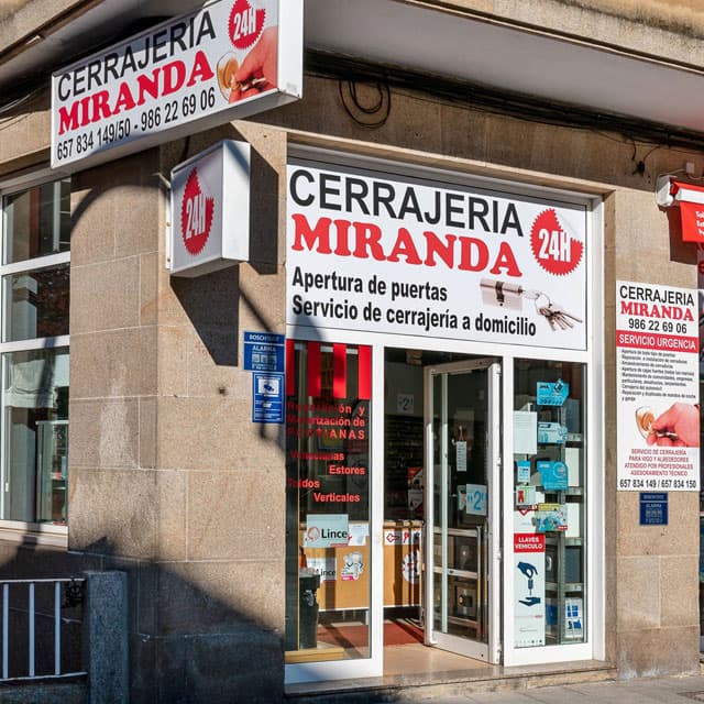 Cerrajería Miranda - Cerrajero urgente en Vigo 24 horas